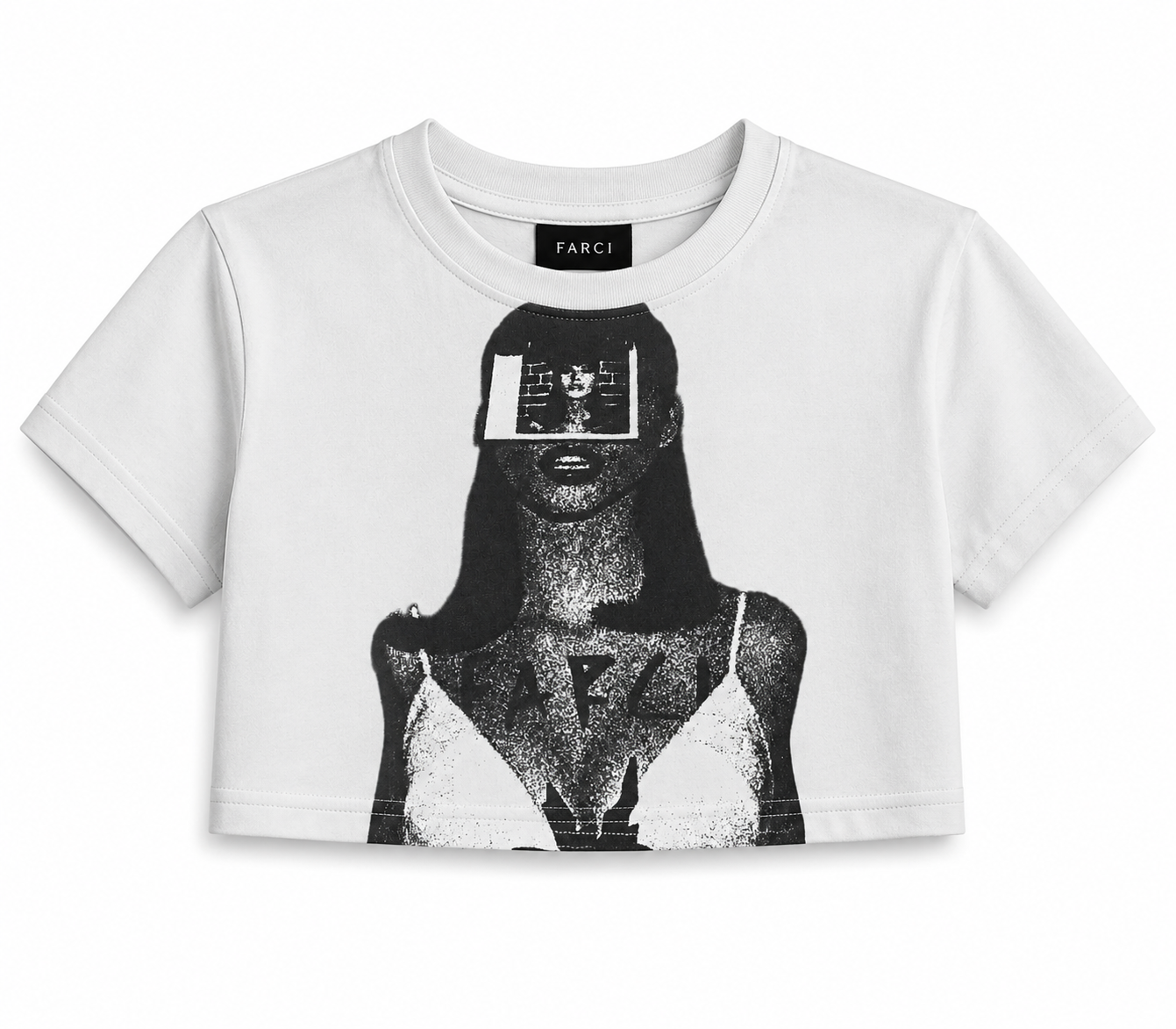 Farci Girl face crop top