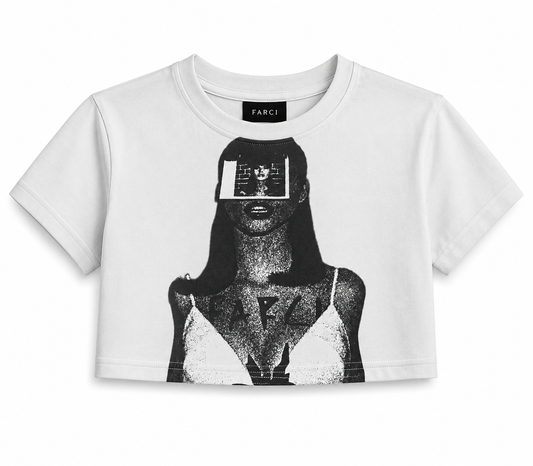 Farci Girl face crop top