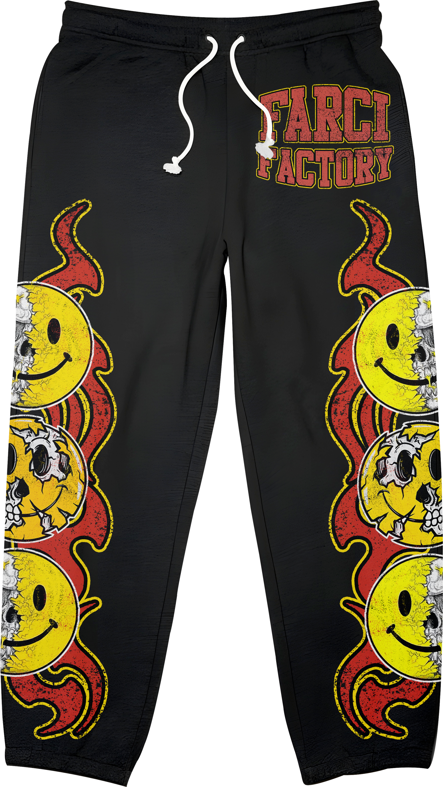 Smiley face sweats (Black)