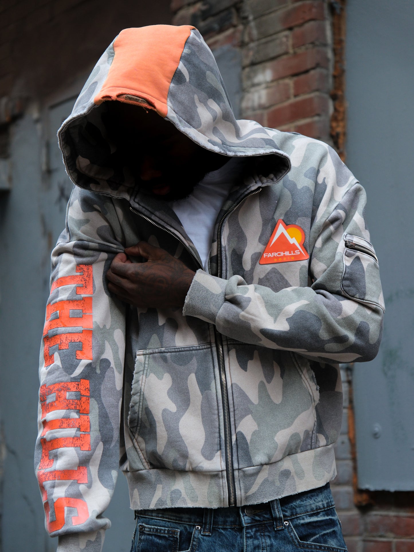Dusty Roads Hills Camo Hoodie
