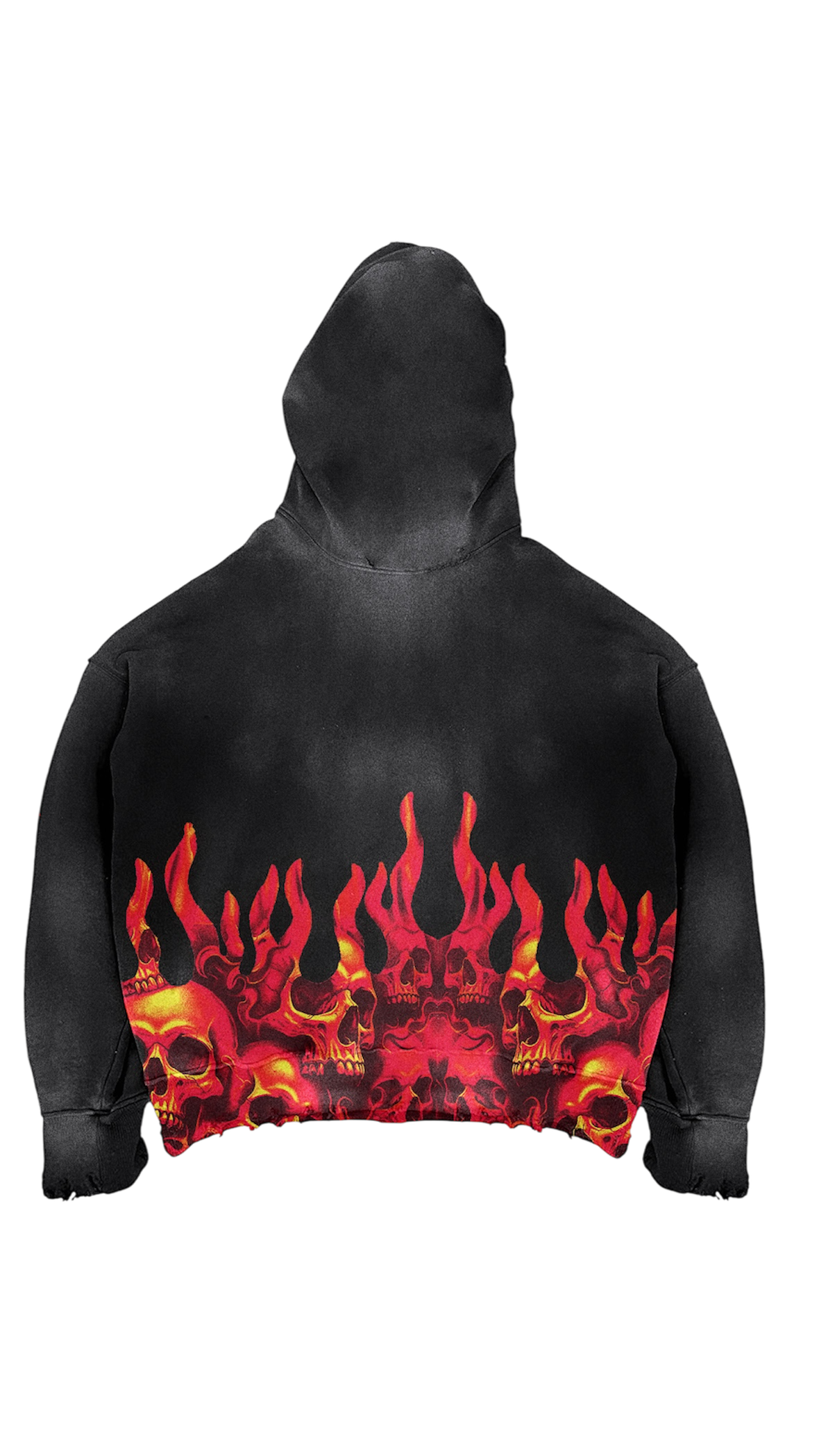 Skull in flames (Hoodie)