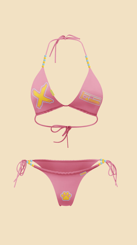 Pink bikini