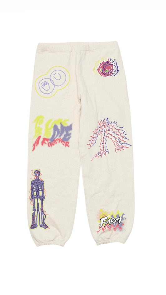 Blurry vision sweats (Beige)