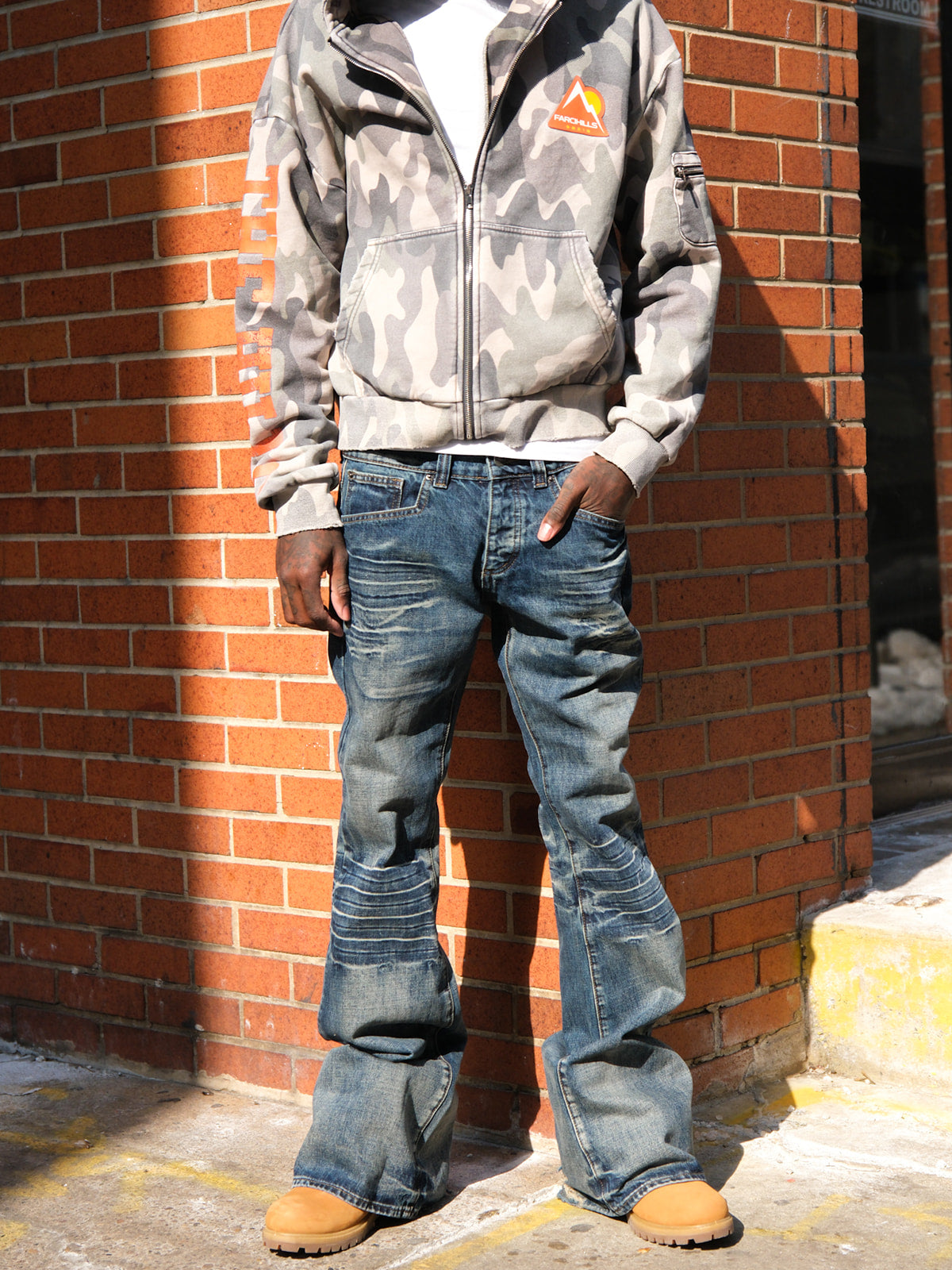 Dusty Roads Hills Camo Hoodie