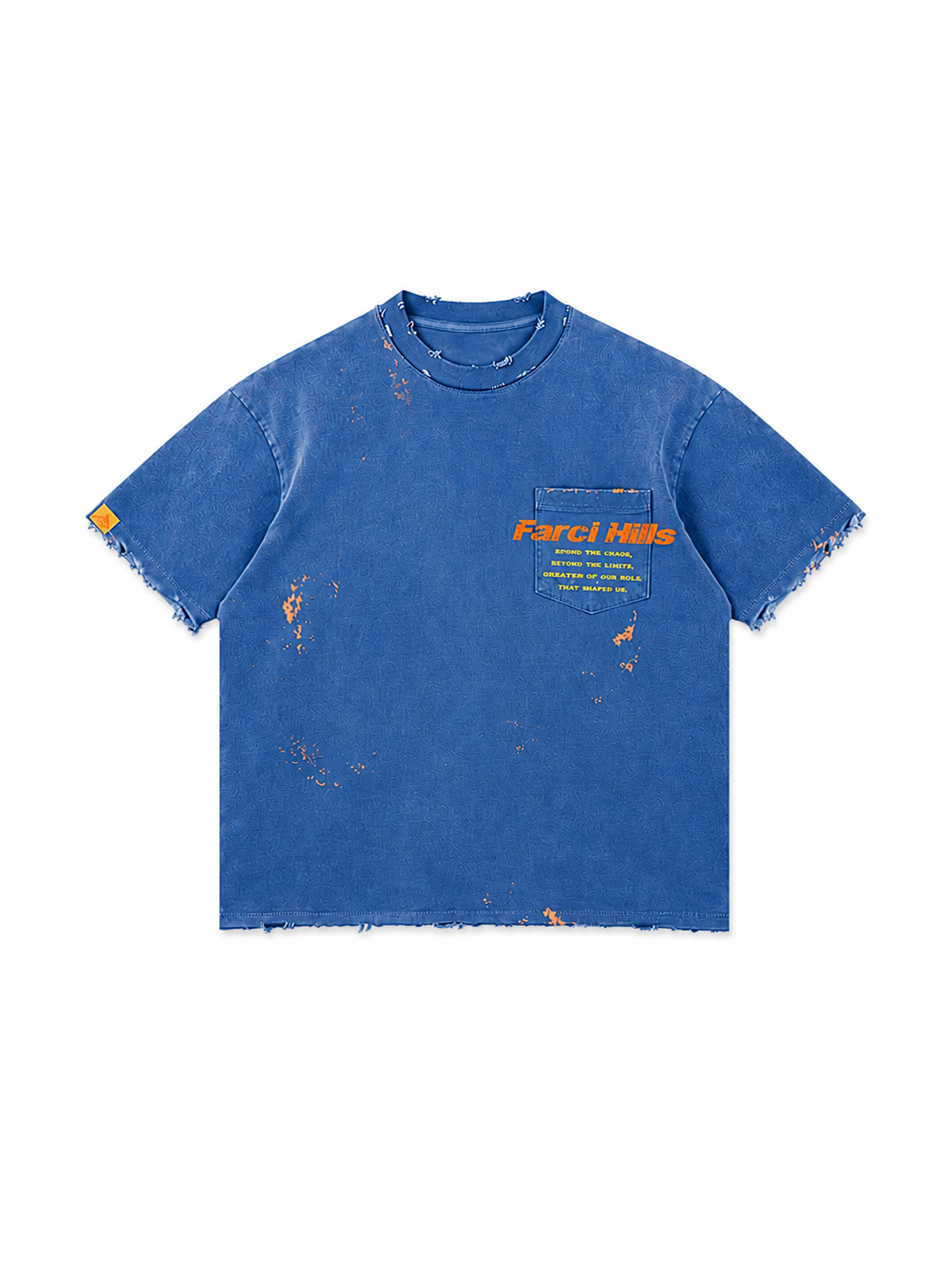 Farcihills pocket tee (Blue Tide)